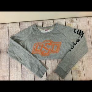 Pink Okstate sweatshirt
